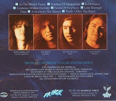 Soldiers Of Misfortune - Sacrifice (CD) music collectible [Barcode 7898335601572] - Main Image 2