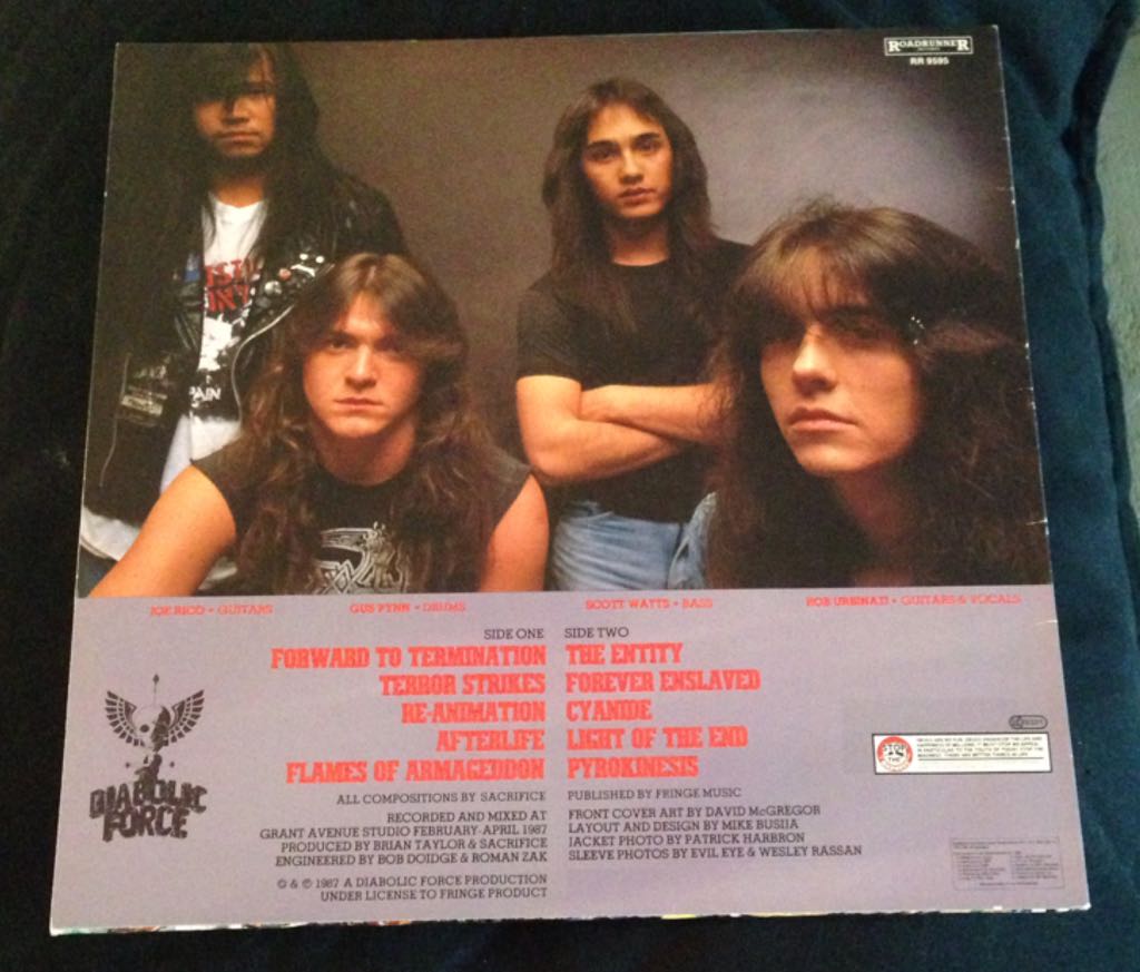 Forward To Termination - Sacrifice (12”) music collectible - Main Image 2