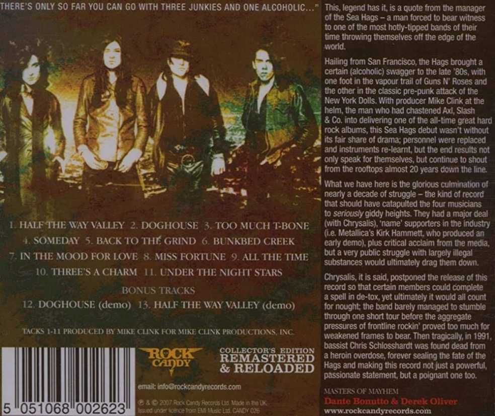 Sea Hags - Sea Hags (CD) music collectible [Barcode 5051068002623] - Main Image 2