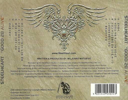 Good 2B Alive - Steelheart (CD - 52) music collectible [Barcode 844667011975] - Main Image 2