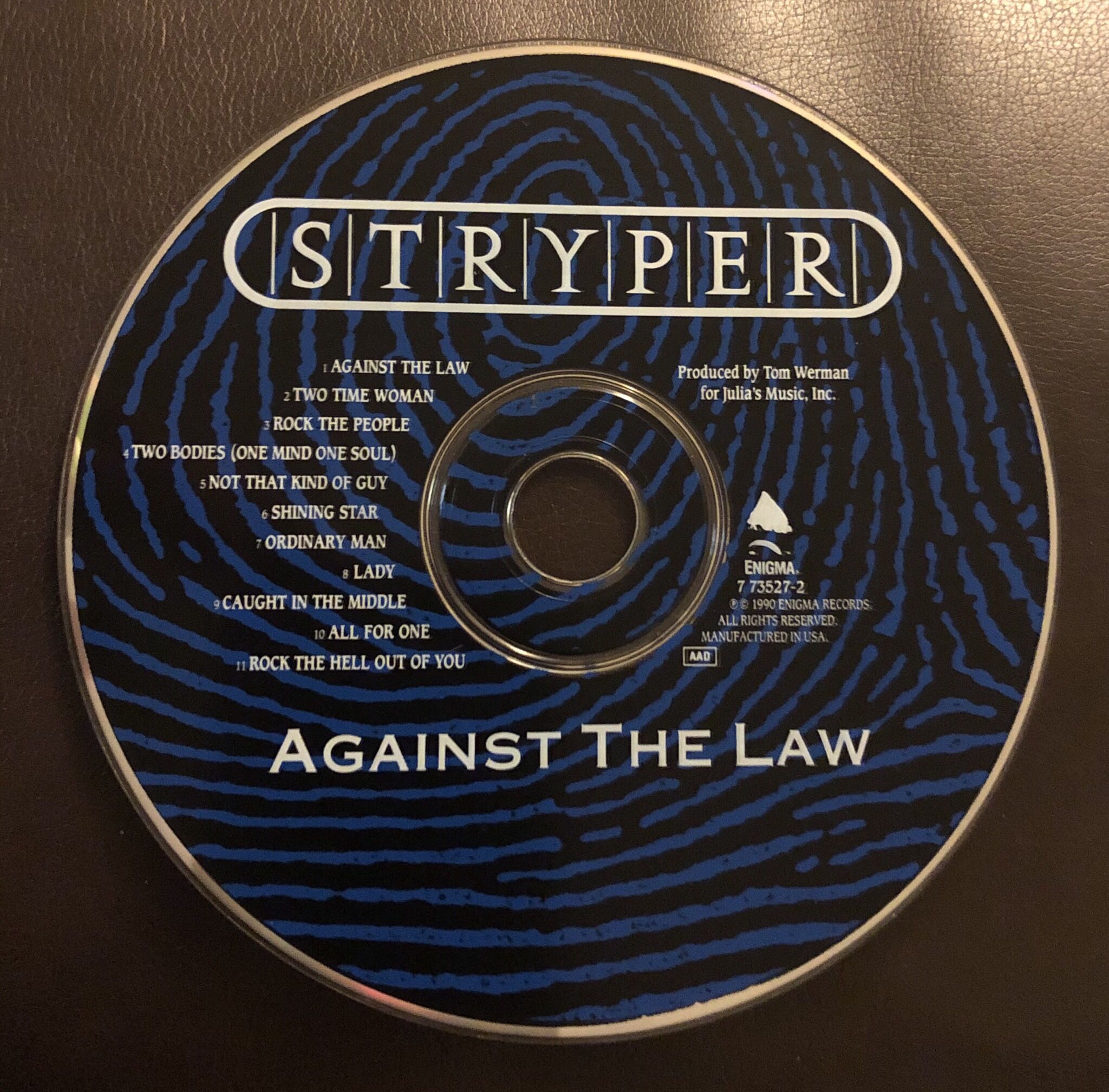 Against The Law - Stryper (CD) music collectible [Barcode 018777352727] - Main Image 4