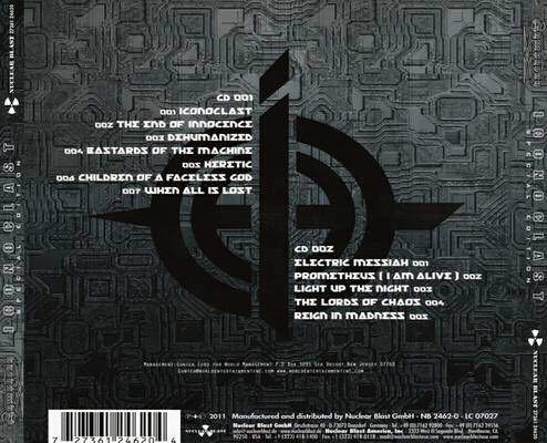 Iconoclast Special Edition - Symphony X (CD - 83) music collectible [Barcode 727361246204] - Main Image 2