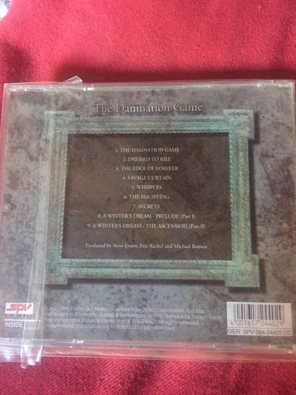 The Damnation Game - Symphony X (MP3) music collectible [Barcode 4001617244029] - Main Image 2