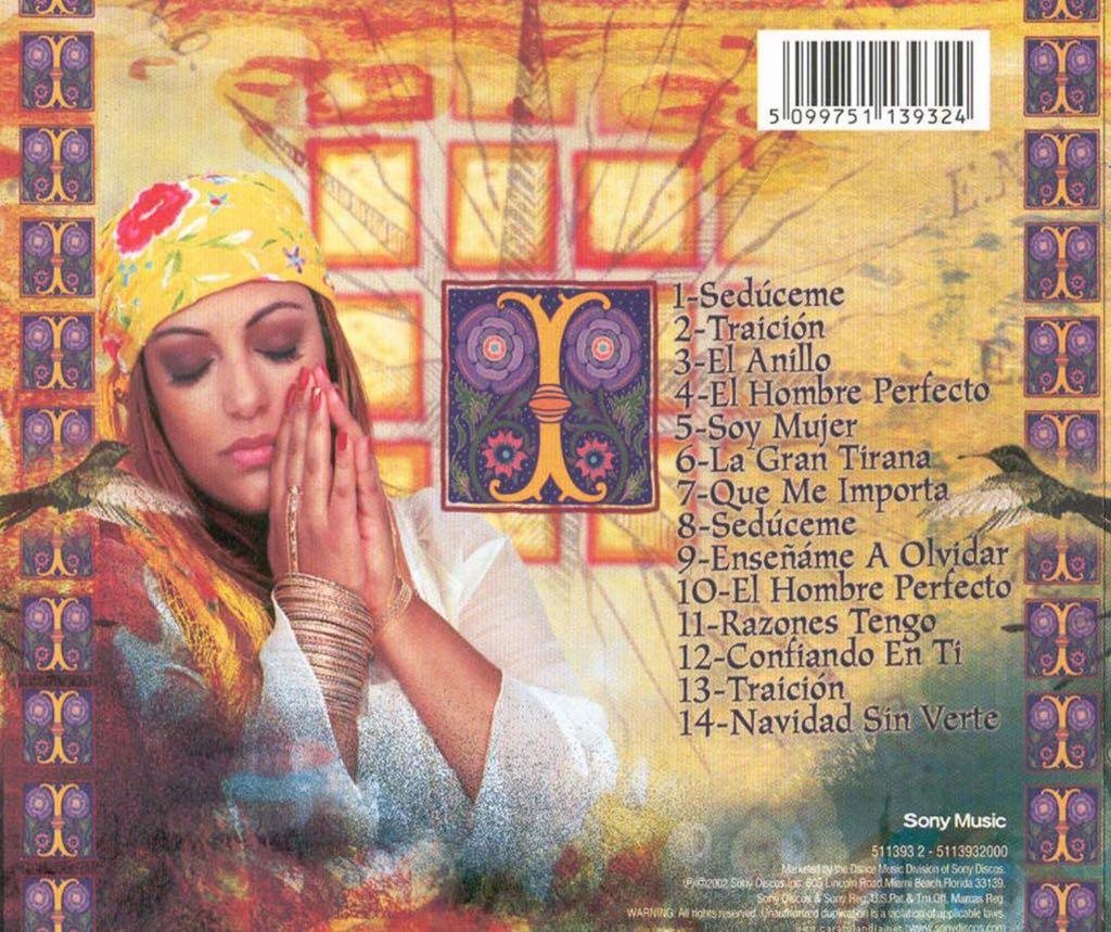 Mi Alma Y Corazon - India (CD - 58) music collectible [Barcode 037628745426] - Main Image 2