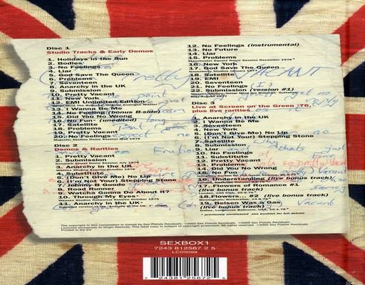 Sexbox - Sex Pistols (CD) music collectible [Barcode 724381256725] - Main Image 2
