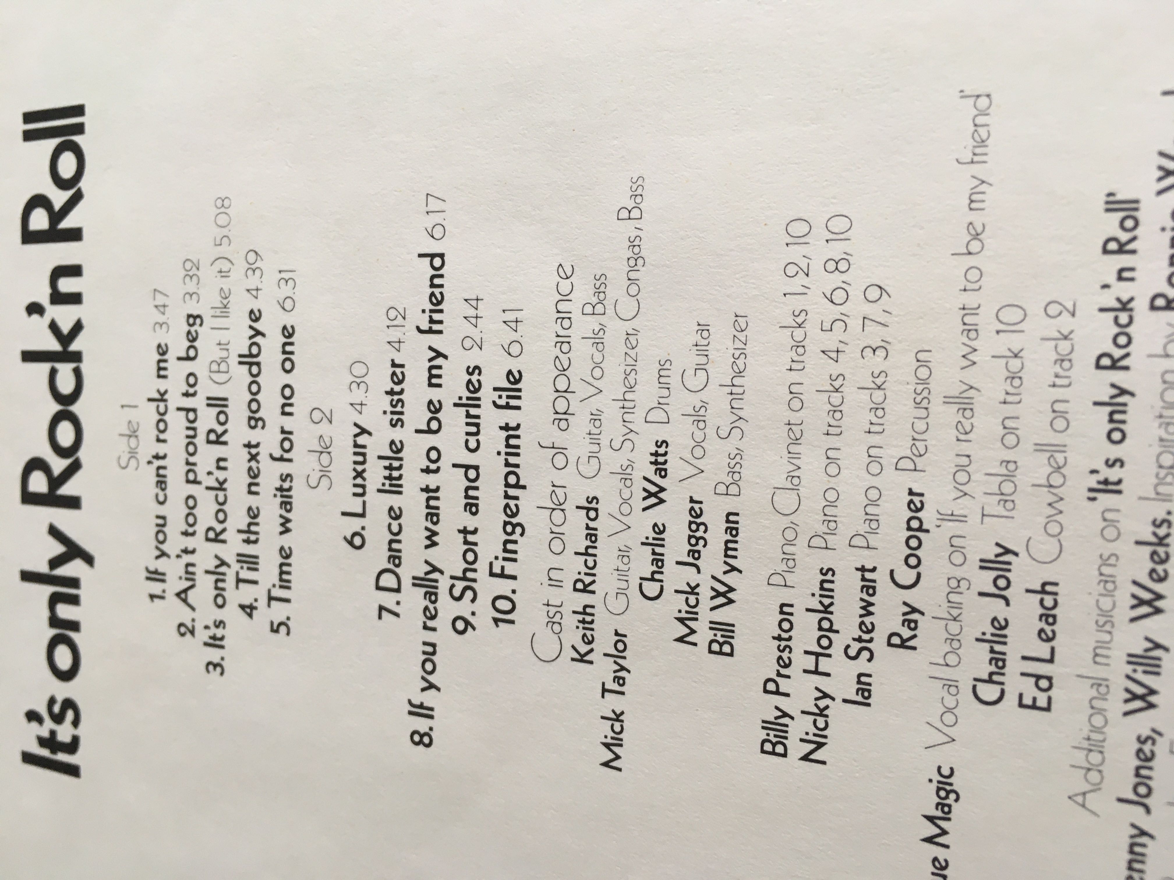 It’s Only Rock ’N Roll - Rolling Stones, The (12” - 48) music collectible [Barcode 074644049312] - Main Image 3