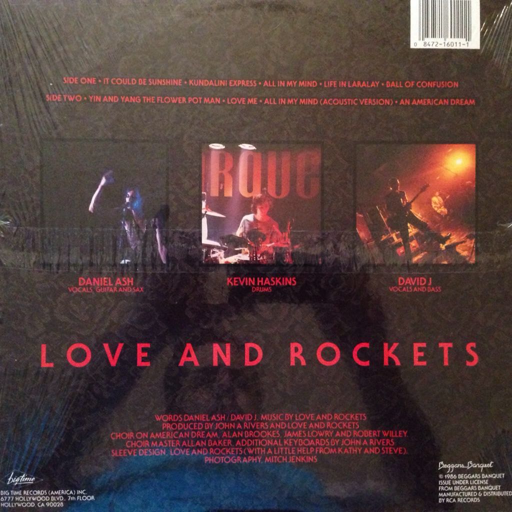 Express - Love And Rockets (12”) music collectible - Main Image 2