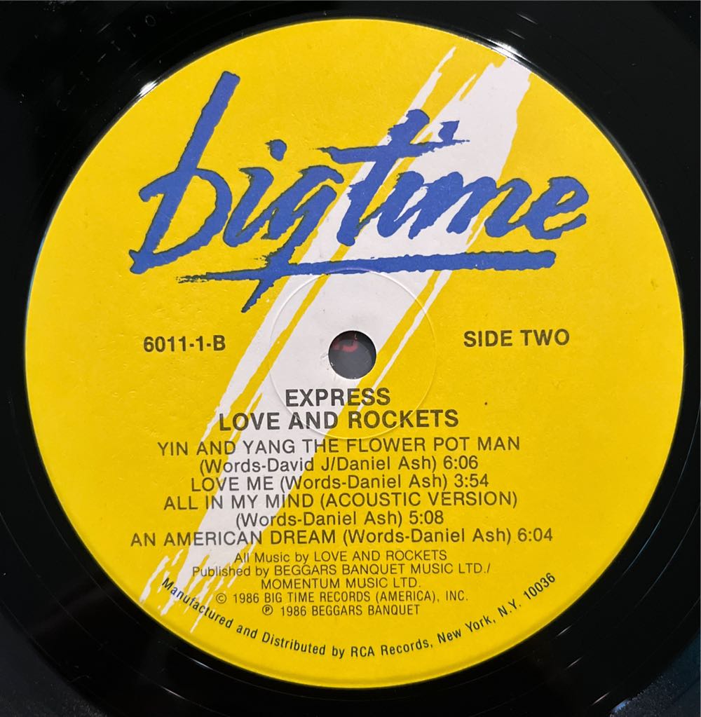 Express - Love And Rockets (12”) music collectible - Main Image 4