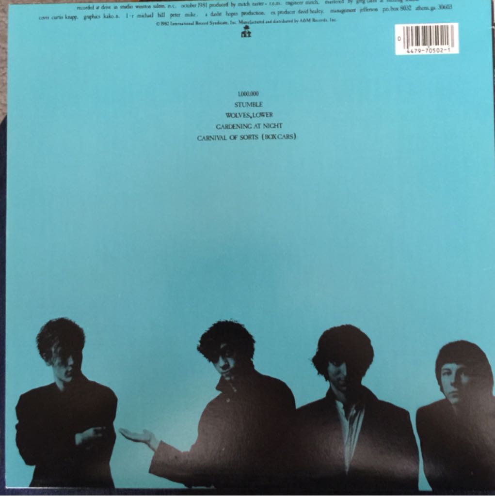 Chronic Town - R.E.M. (12” - 21) music collectible [Barcode 044797050213] - Main Image 2
