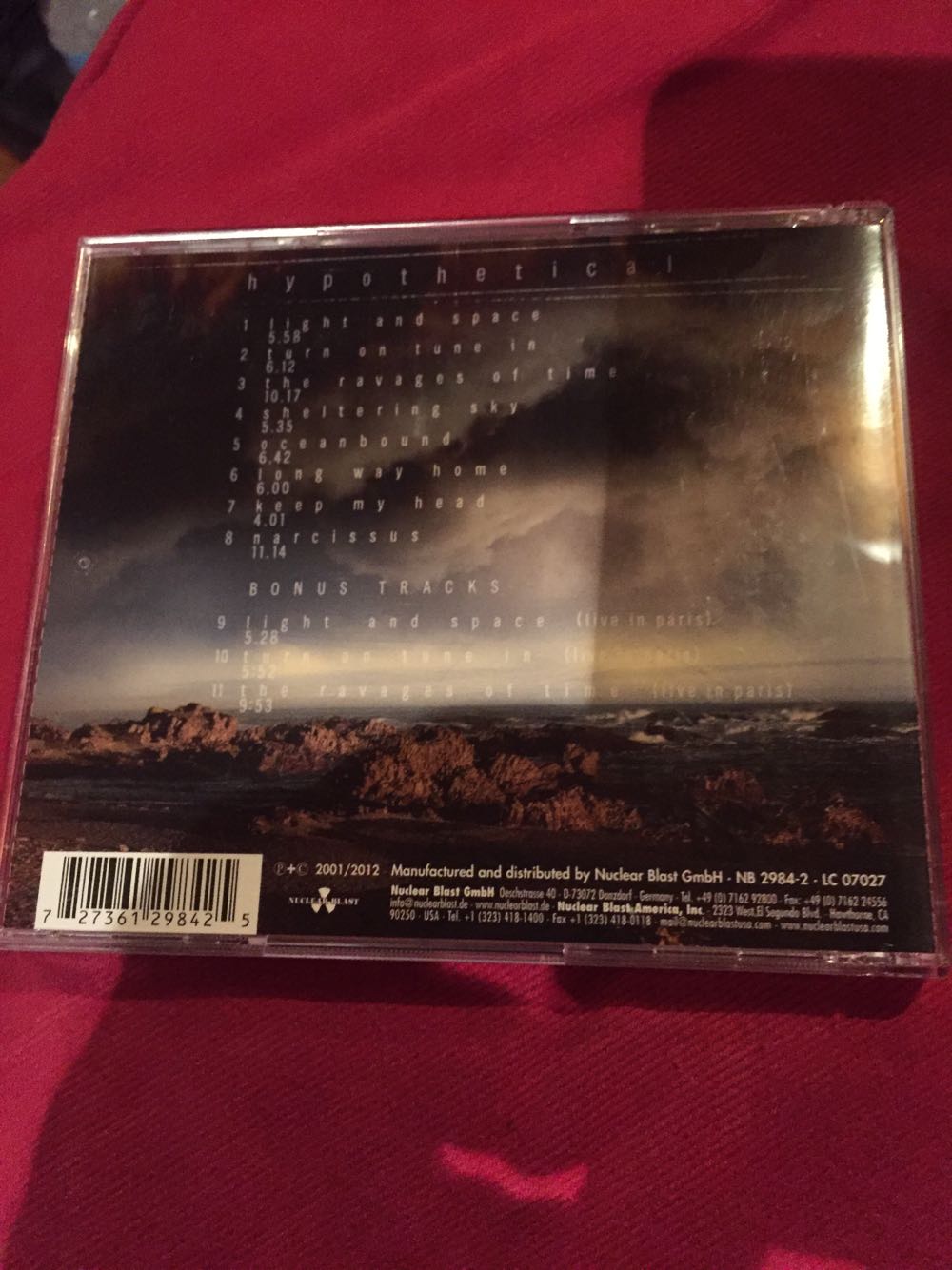 Hypothetical - Threshold (CD) music collectible [Barcode 727361298425] - Main Image 2