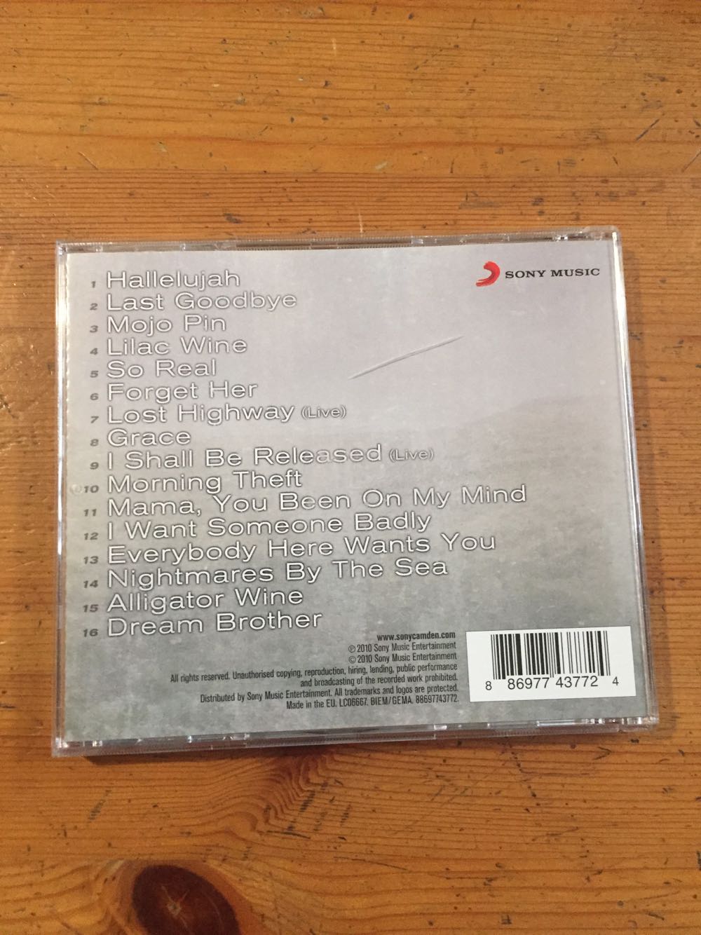 Collection - Jeff Buckley (CD) music collectible [Barcode 886977437724] - Main Image 3