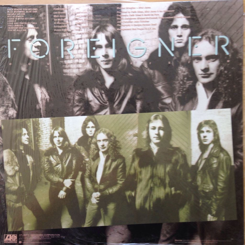 Double Vision - Foreigner (12” - 52) music collectible - Main Image 2