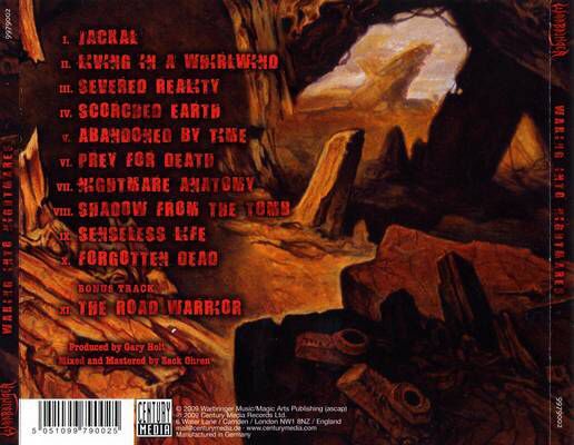 Waking into Nightmares - Warbringer (CD) music collectible [Barcode 727701860022] - Main Image 2