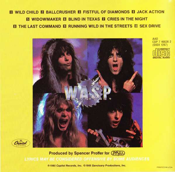 Last Command, The - W.A.S.P. (CD - 41) music collectible - Main Image 2