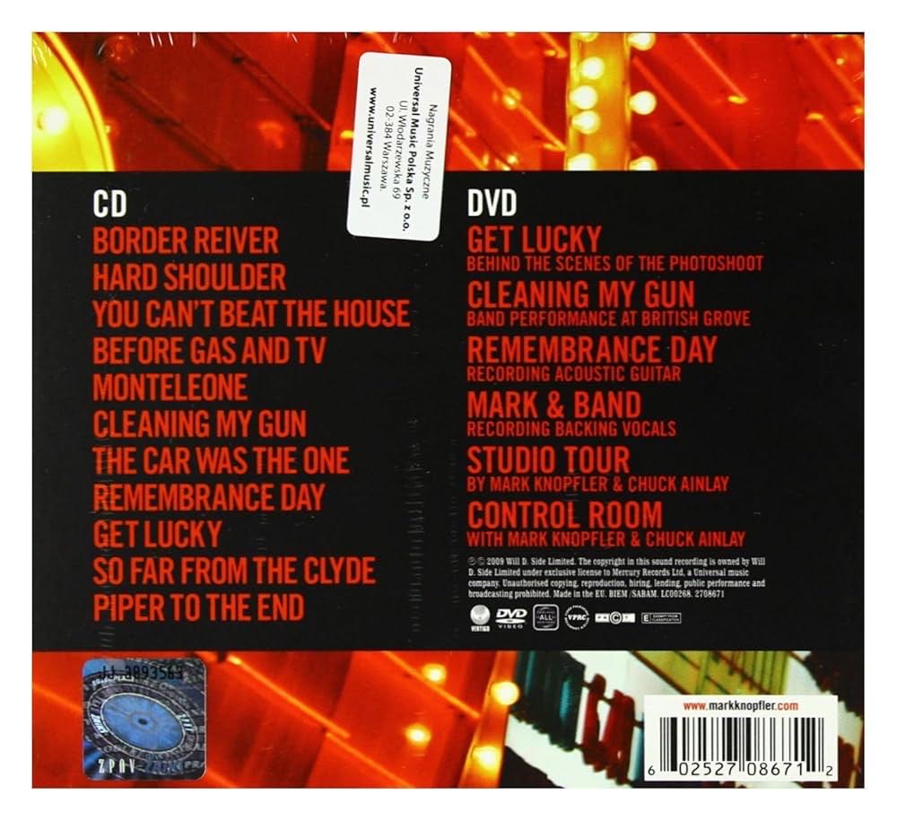 Get Lucky - Mark Knopfler (CD/DVD - 52) music collectible [Barcode 602527086712] - Main Image 3