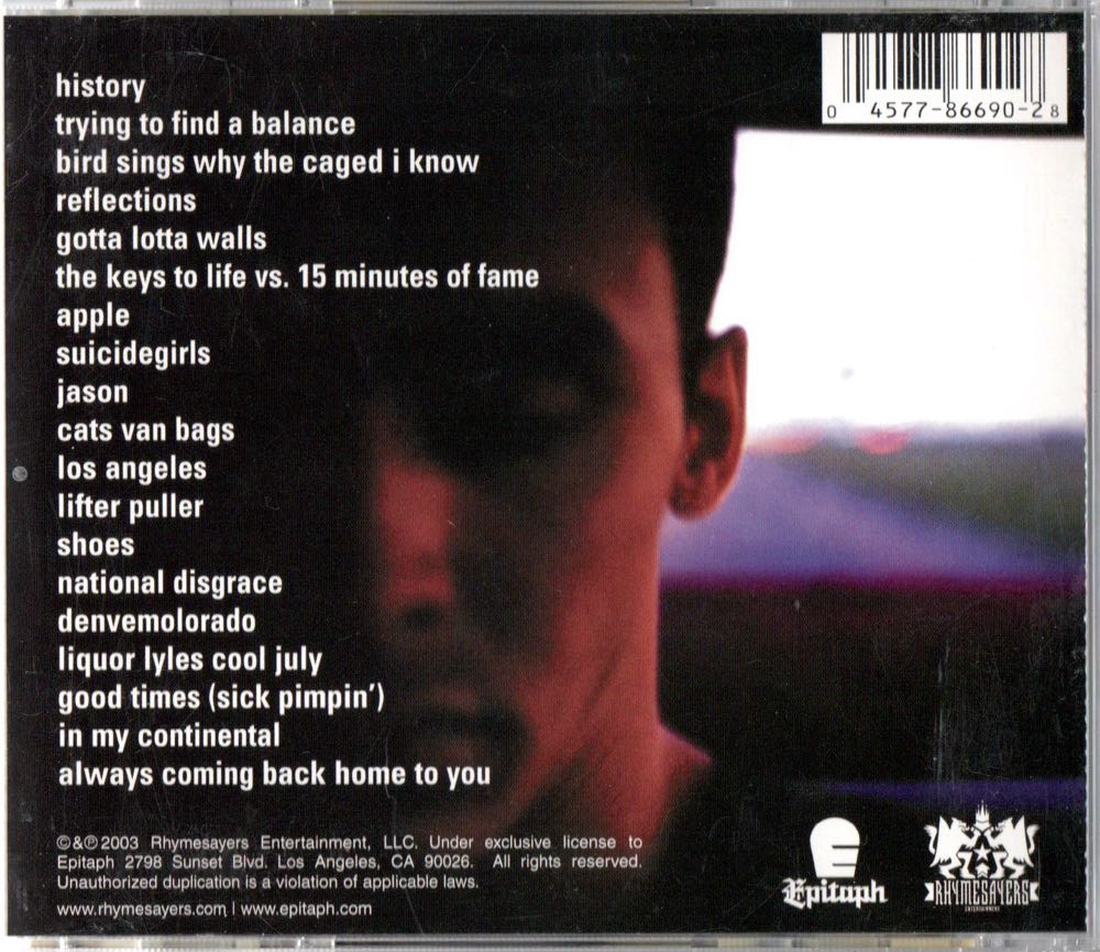 Seven’s Travels - Atmosphere (CD - 7034) music collectible [Barcode 045778669028] - Main Image 2