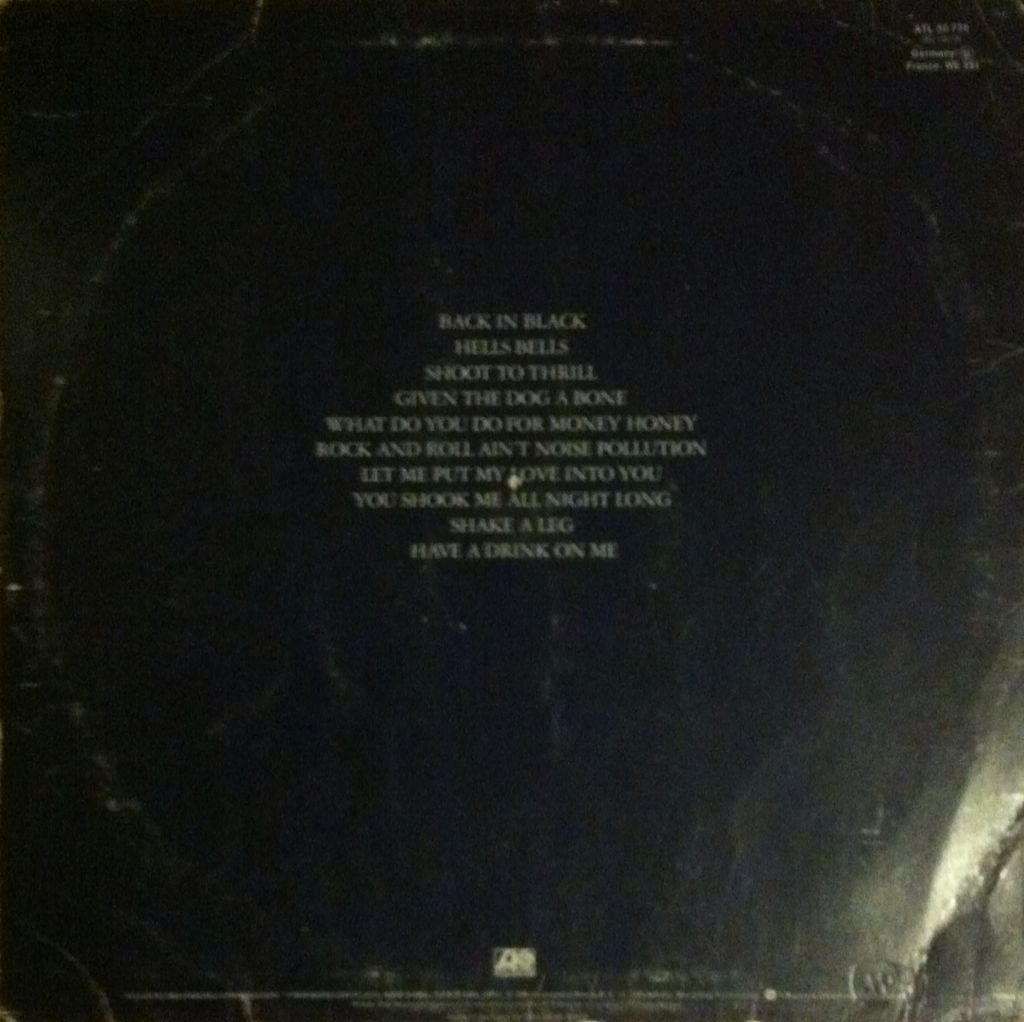 Back In Black  - AC/DC (7”) music collectible - Main Image 2