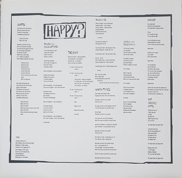 Happy? - Public Image Limited (CD - 35) music collectible [Barcode 5012981245528] - Main Image 2