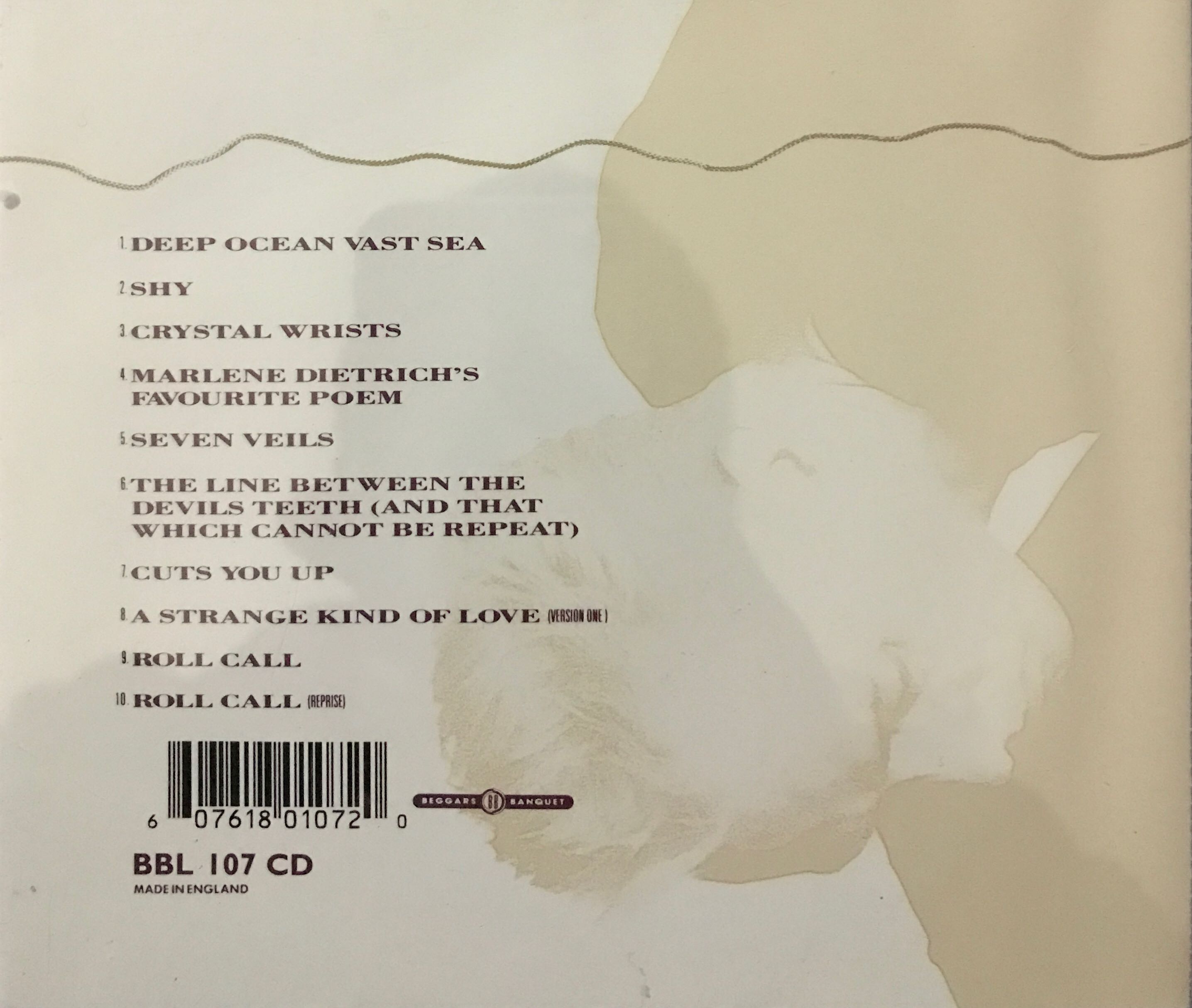 1989 Deep - Peter Murphy (CD) music collectible [Barcode 607618010720] - Main Image 2
