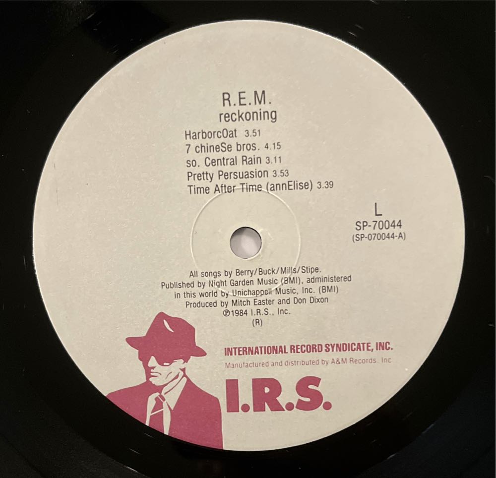 Reckoning - R.E.M. (12”) music collectible [Barcode 082839719629] - Main Image 3
