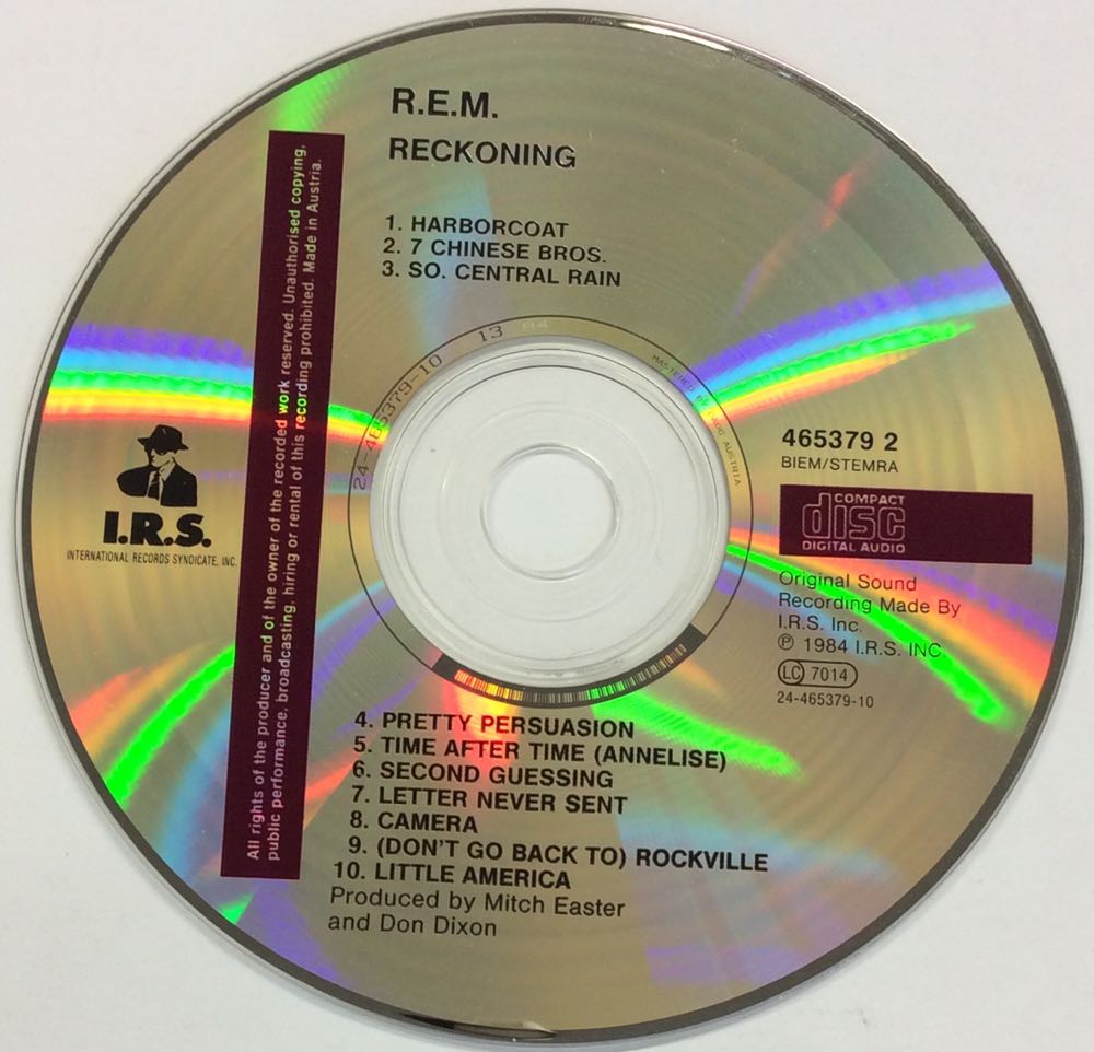 Reckoning - R.E.M. (CD) music collectible [Barcode 5099746537920] - Main Image 4