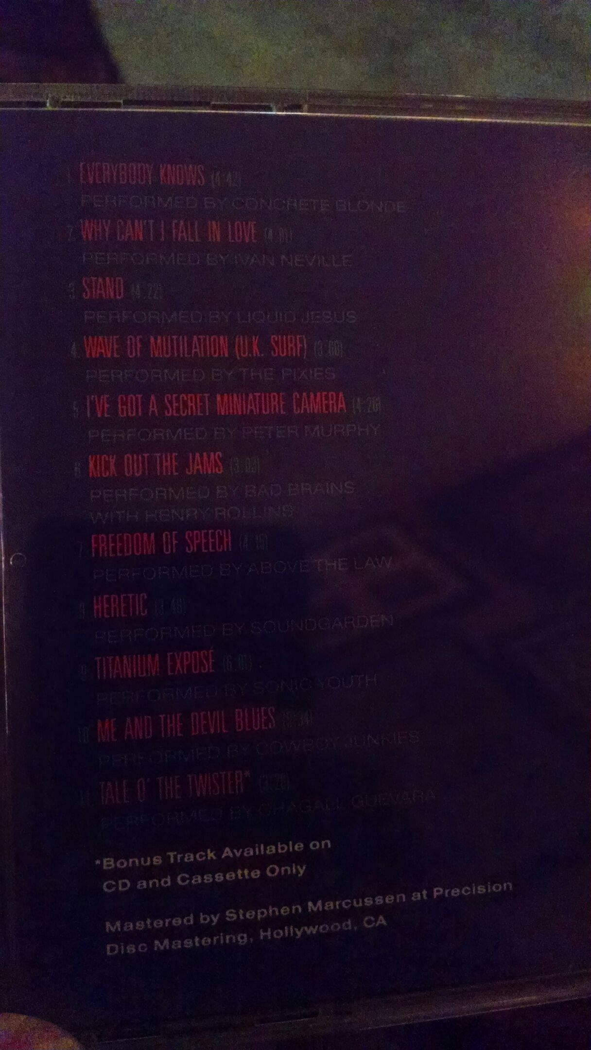 Pump Up The Volume - soundtrack (CD) music collectible [Barcode 076732803929] - Main Image 2