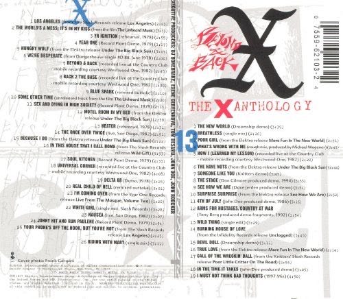 Beyond And Back: The X Anthology - X (CD) music collectible [Barcode 075596210324] - Main Image 2