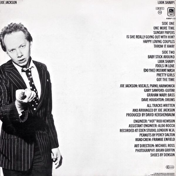 Look Sharp! - Jackson, Joe (CD) music collectible [Barcode 075021318724] - Main Image 2