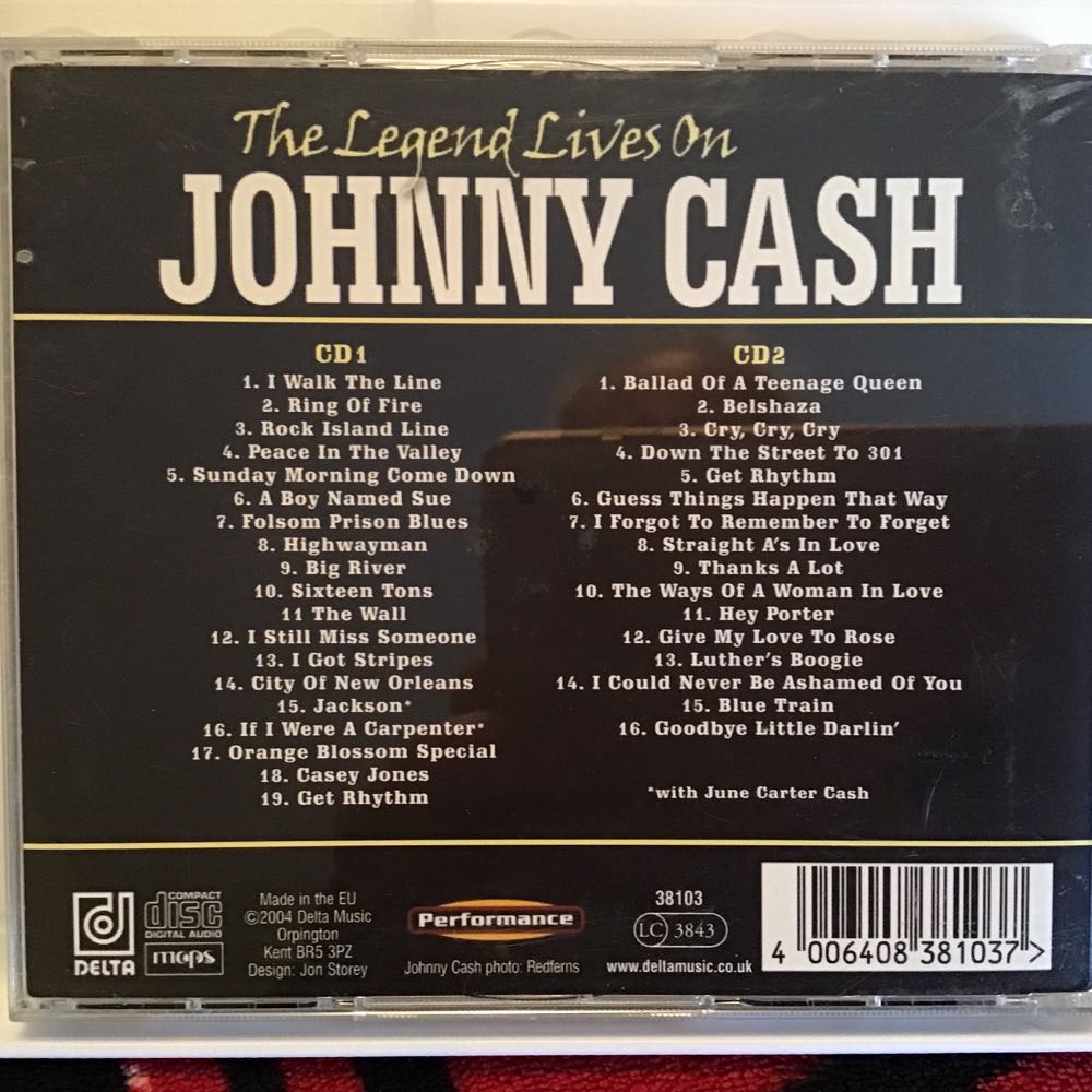 Legend Lives On, The - Johnny Cash (CD) music collectible [Barcode 4006408381037] - Main Image 2