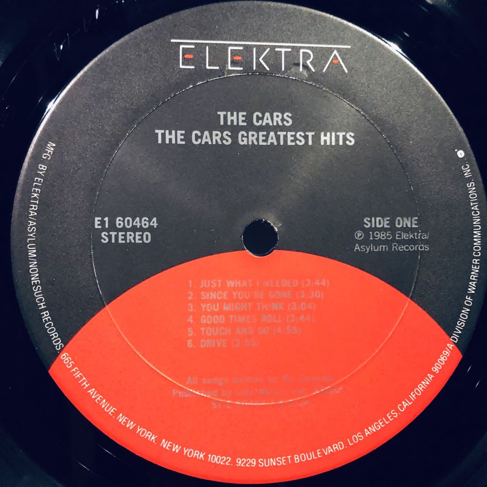 The Cars-Greatest Hits - Cars, The (12”) music collectible [Barcode 075596046411] - Main Image 3