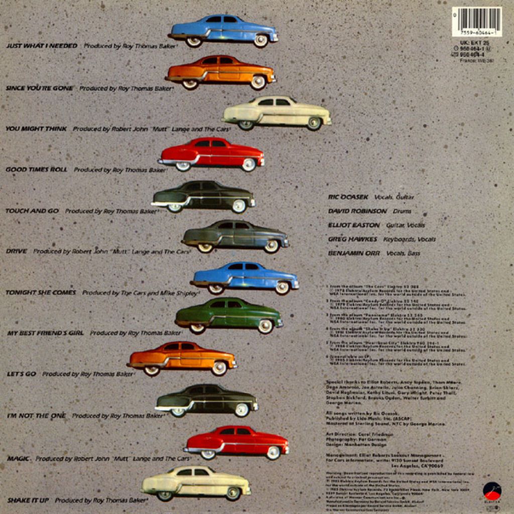 Greatest Hits - Cars, The (12” - 50:06) music collectible - Main Image 2
