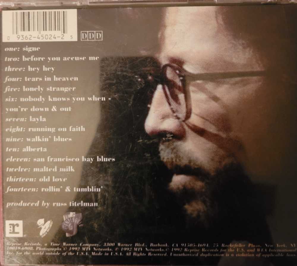 Unplugged  - Eric Clapton (CD - 62) music collectible [Barcode 4943674003594] - Main Image 2