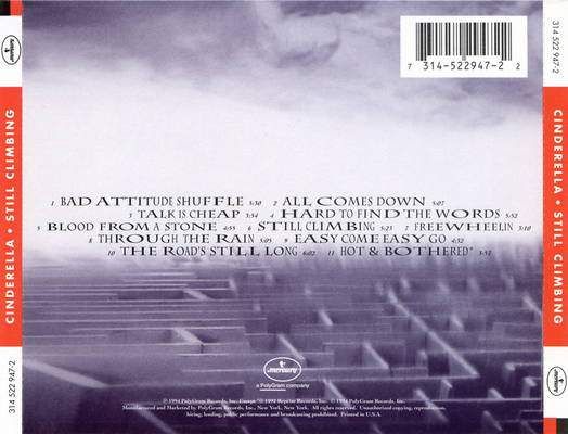 Still Climbing - Cinderella (MP3 - 53) music collectible [Barcode 731452294722] - Main Image 2