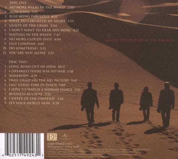 Long Road Out Of Eden - The Eagles (CD - 46) music collectible [Barcode 698268450820] - Main Image 2