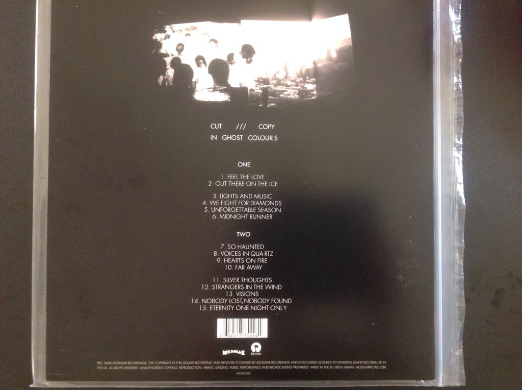 In Ghost Colours - Cut Copy (12”) music collectible [Barcode 602517754461] - Main Image 2