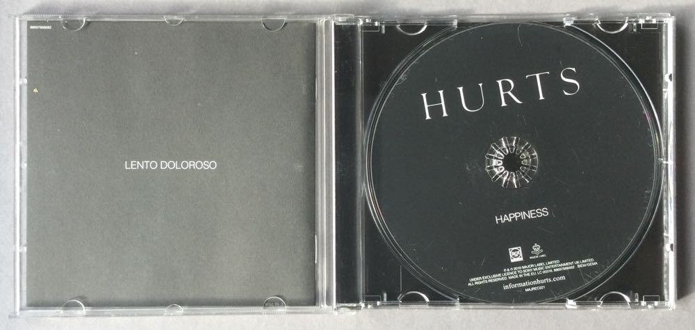 Happiness - Hurts (CD - 48.04) music collectible [Barcode 886976666828] - Main Image 3