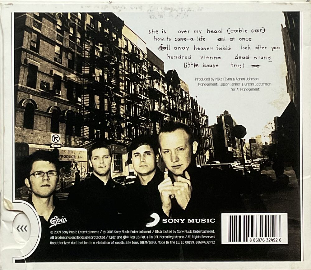 How To Save A Life - Fray, The (CD) music collectible [Barcode 886976324926] - Main Image 2