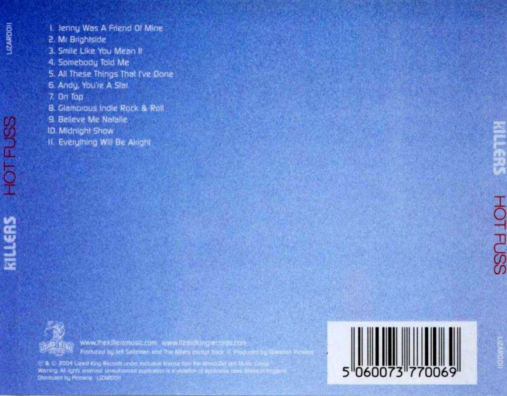 Hot Fuss - Killers, The (CD - 61) music collectible [Barcode 5060073770069] - Main Image 2
