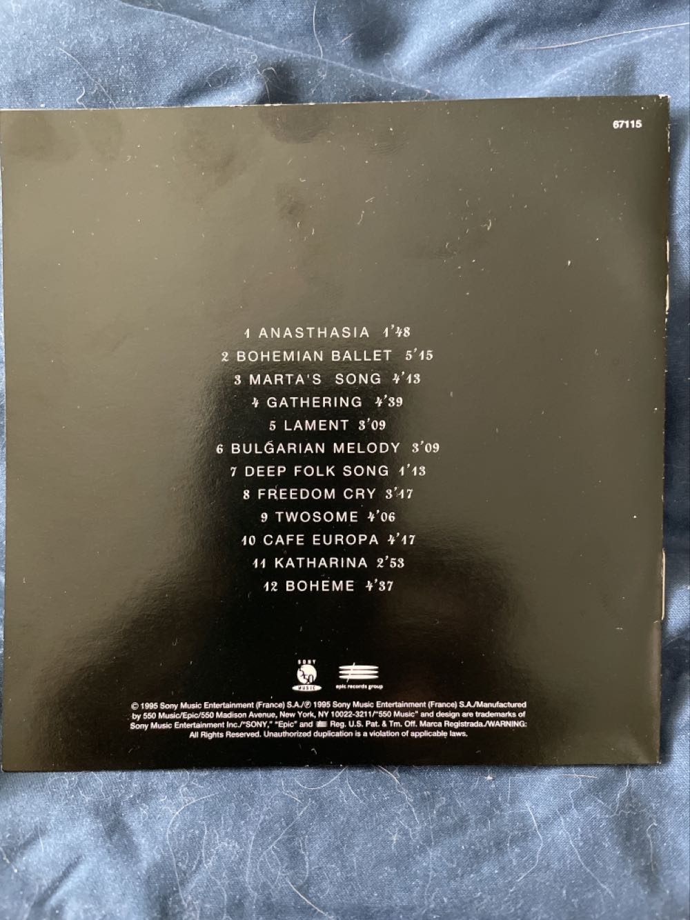 Boheme - Deep Forest (CD) music collectible [Barcode 074646711521] - Main Image 3