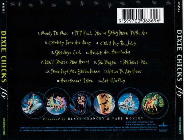 Fly - Dixie Chicks (CD) music collectible [Barcode 9399700068696] - Main Image 2