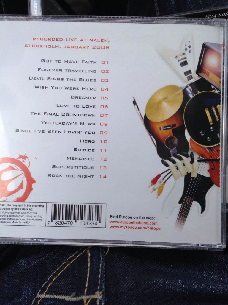 Almost Unplugged - Europe (MP3 - 77.42) music collectible [Barcode 7320470103234] - Main Image 2