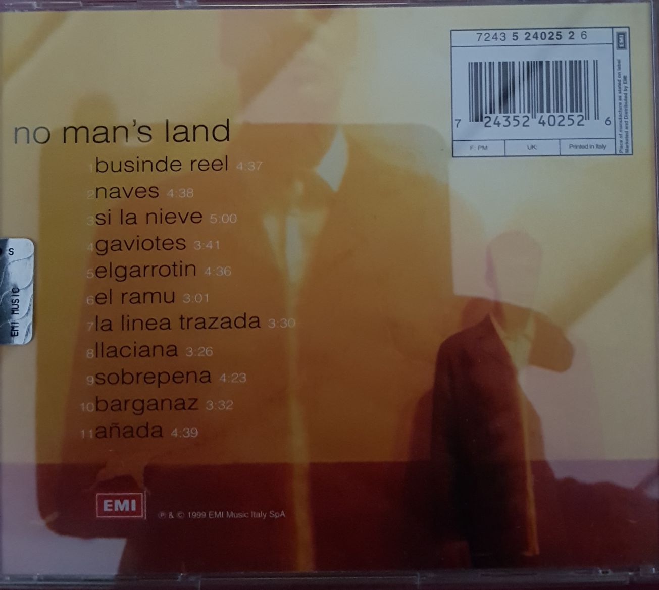 No Man’s Land - Hevia (CD) music collectible [Barcode 724352402526] - Main Image 2