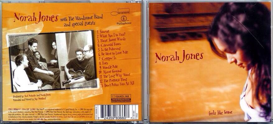 Feels Like Home - Norah Jones (CD - 47) music collectible [Barcode 724359095226] - Main Image 2