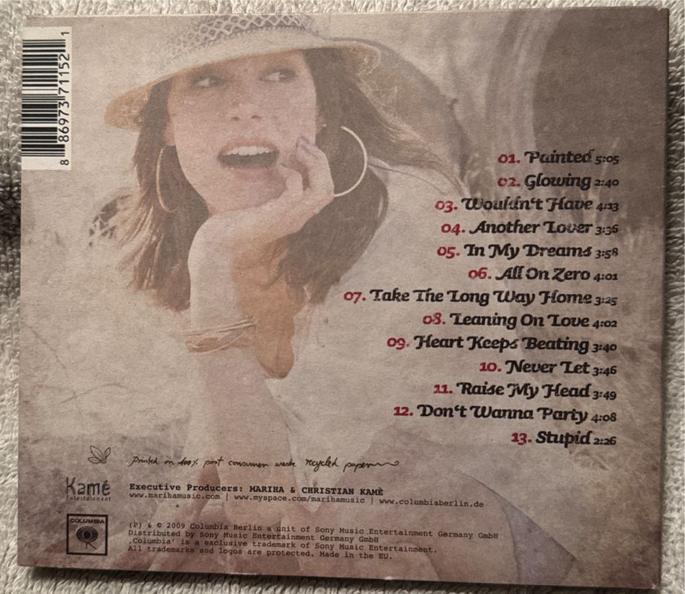 Another Lover - Mariha (CD) music collectible [Barcode 886973711521] - Main Image 2