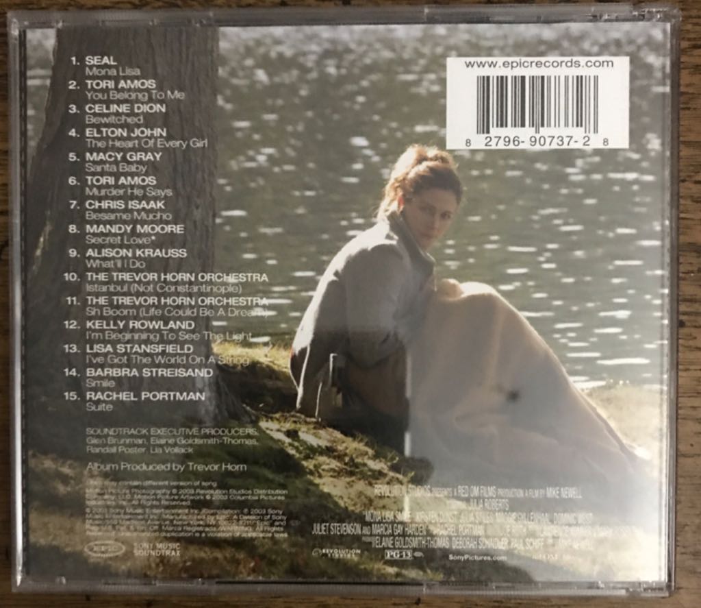 Mona Lisa Smile Soundtrack - Soundtrack (CD) music collectible [Barcode 827969073728] - Main Image 2