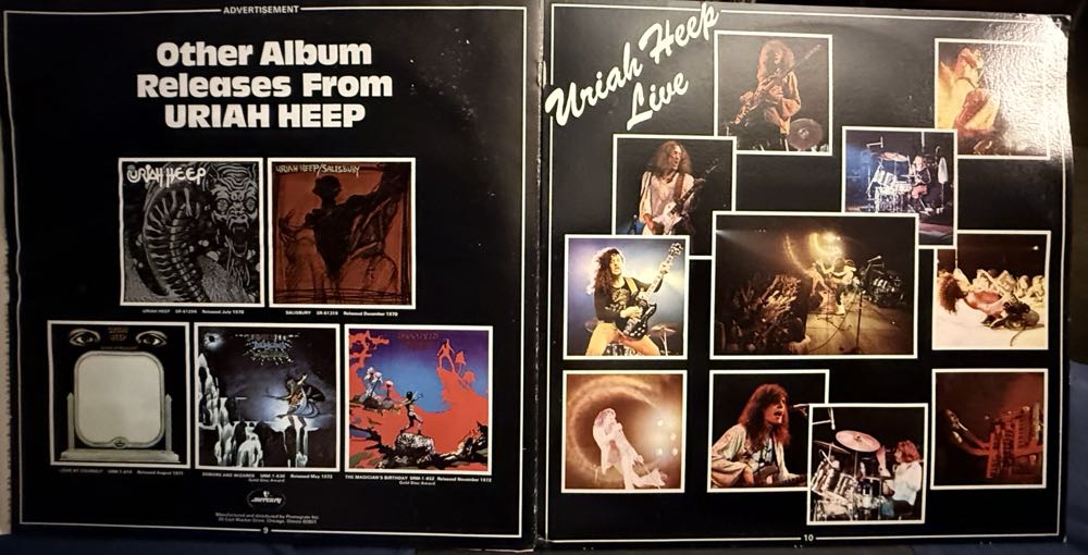 Uriah Heep Live - Uriah Heep (CD) music collectible [Barcode 042282279026] - Main Image 4