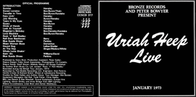 Uriah Heep Live - Uriah Heep (CD) music collectible [Barcode 4988005632883] - Main Image 2