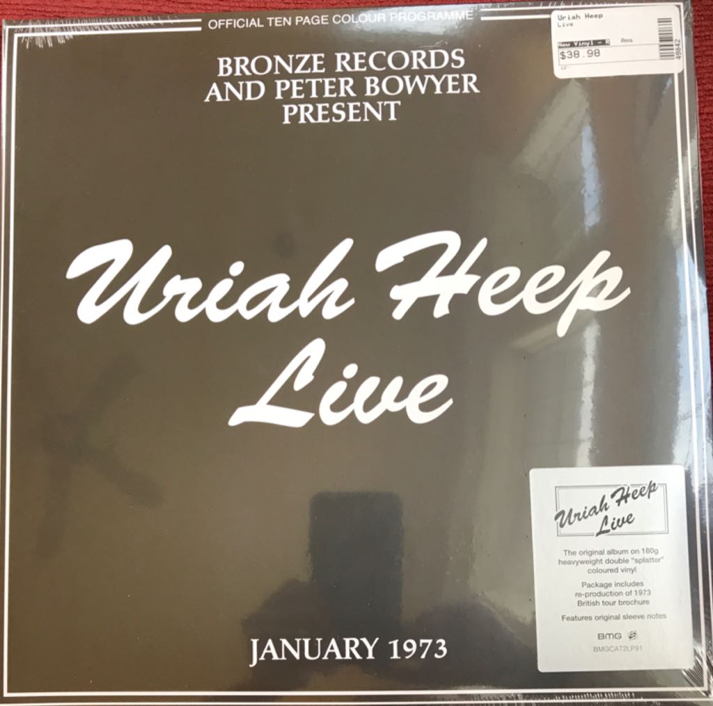 Uriah Heep Live - Uriah Heep (12”) music collectible - Main Image 1