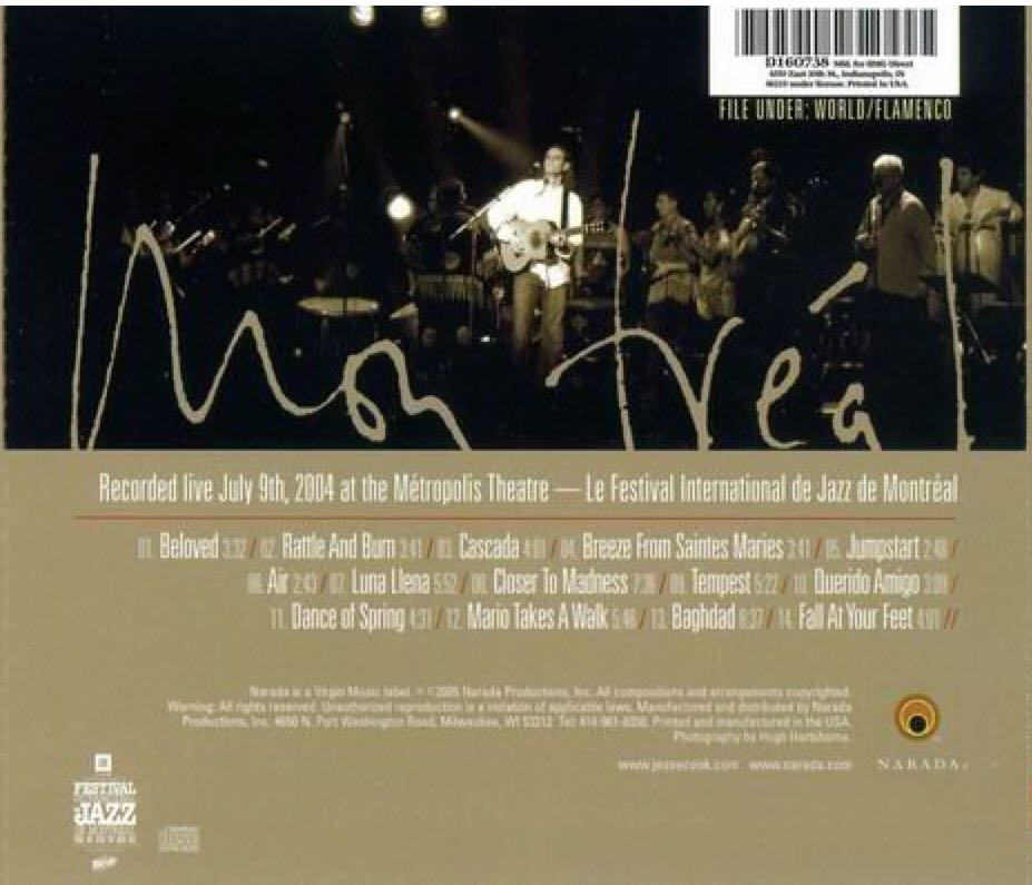 Montreal - Jesse Cook (CD) music collectible - Main Image 2