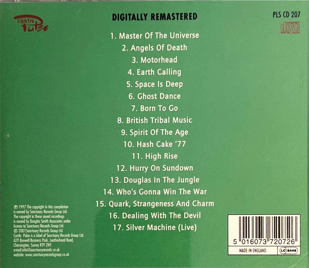 Master Of The Universe - Hawkwind (CD) music collectible [Barcode 5016073720726] - Main Image 2